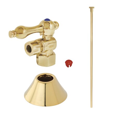 Kingston Brass CC43102TKF20 Traditional Plumbing Toilet Trim Kit, Polished Brass CC43102TKF20
